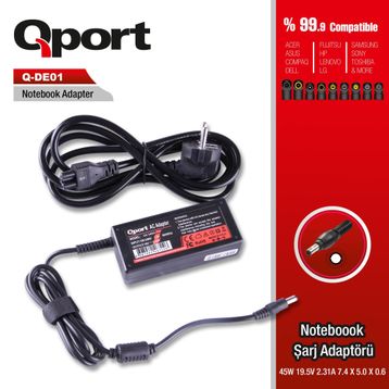 Dell 19.5V 2.31A 45W Notebook Adaptör