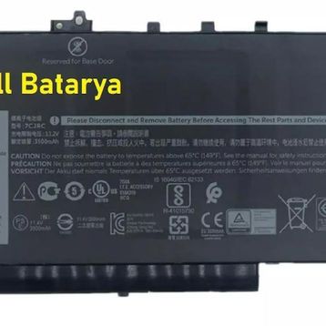 Dell 1W2Y2 01W2Y2 Notebook Batarya