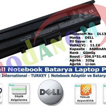 Dell 451-10474 Notebook Batarya