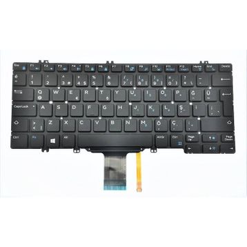 Dell Latitude 7380 7389 7390 Siyah Notebook Klavye