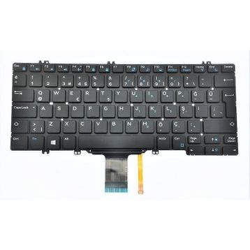 Dell Latitude 7380 7389 7390 Siyah Notebook Klavye
