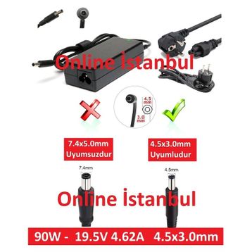 Dell Vostro 15-5000 P58F Uyumlu Adaptör