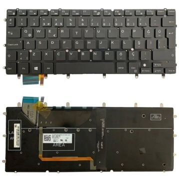 Dell XPS 13 NSK-LS0BW Notebook Uyumlu Klavye