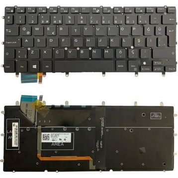 Dell XPS 13 NSK-LS0BW Notebook Uyumlu Klavye