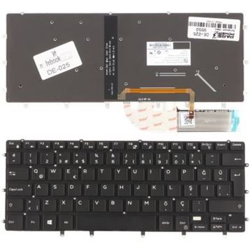 Dell XPS 9550 Işıklı Siyah Notebook Klavye