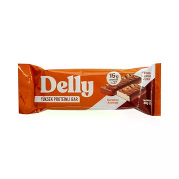 Delly 40 gr Karamel Aromalı Protein Bar