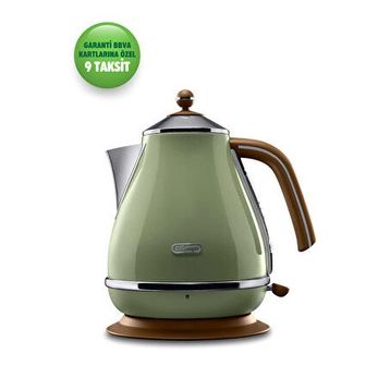 Delonghi KBOV2001.GR Icona Vintage 2000 W 1.7 L Kapasiteli Yeşil Su Isıtıcı