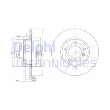 Delphi BG2622 Ön Bmw Fren Diski