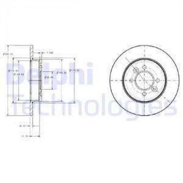 Delphi BG2694 Arka Fren Diski