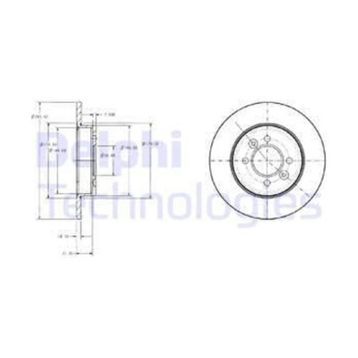 Delphi BG2694 Arka Fren Diski