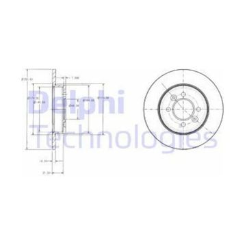 Delphi BG2694 Arka Fren Diski