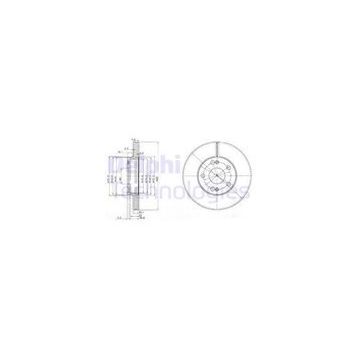 Delphi BG2695 Ön Fren Diski