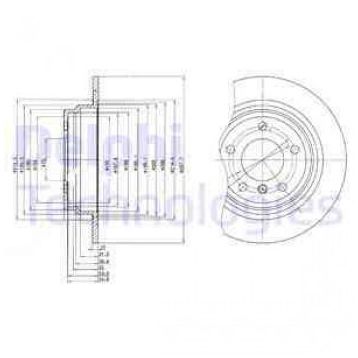Delphi BG3044 Arka Bmw Fren Diski