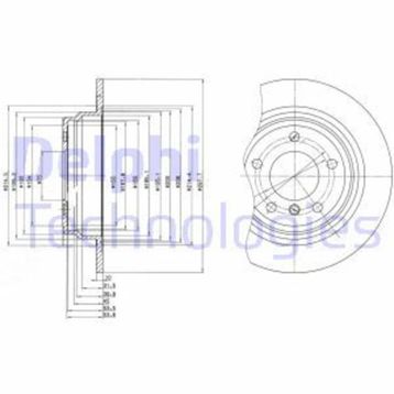 Delphi BG3044 Arka Bmw Fren Diski