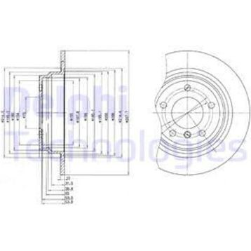 Delphi BG3044 Arka Bmw Fren Diski