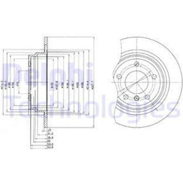Delphi BG3044 Arka Bmw Fren Diski