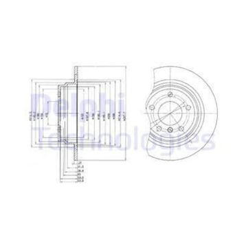 Delphi BG3044 Arka Bmw Fren Diski