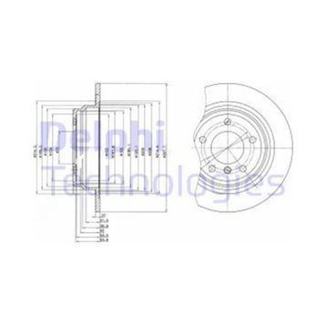 Delphi BG3044 Arka Bmw Fren Diski