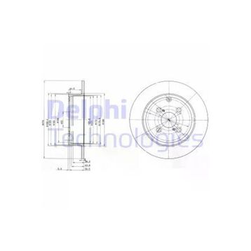 Delphi BG3974 Arka Fren Diski