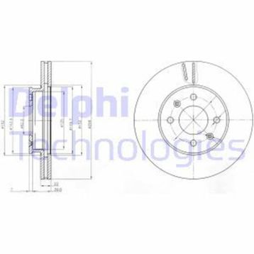 Delphi BG4096 Ön Fren Diski