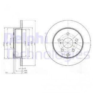 Delphi BG4115 Arka Fren Diski