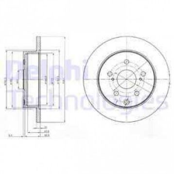 Delphi BG4115 Arka Fren Diski