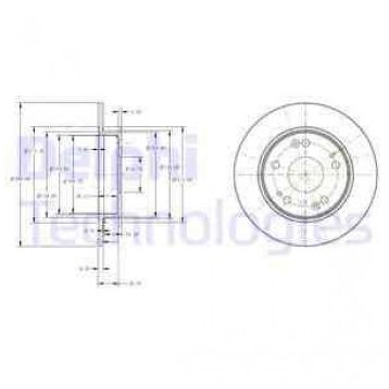 Delphi BG4118C Arka Fren Diski