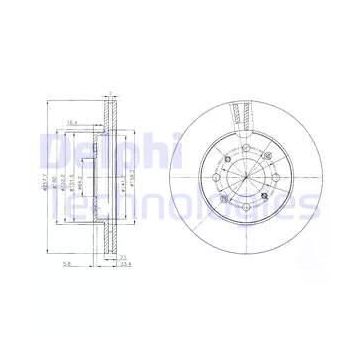 Delphi BG4148C Ön Fren Diski