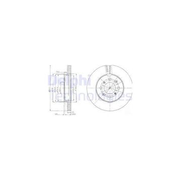 Delphi BG4148C Ön Fren Diski