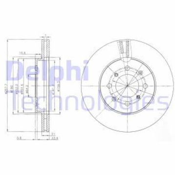 Delphi BG4148C Ön Fren Diski