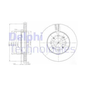 Delphi BG4148C Ön Fren Diski