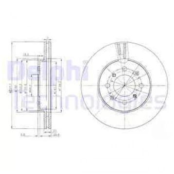 Delphi BG4148C Ön Fren Diski