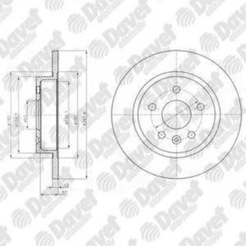 Delphi BG4199C Arka Astra Fren Diski