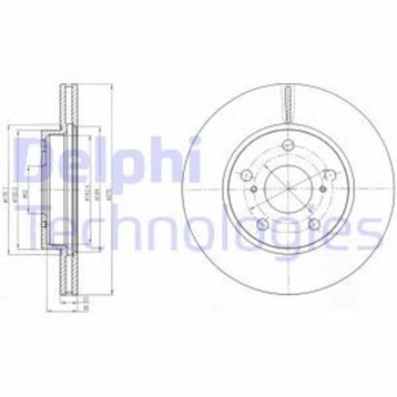 Delphi BG4232 Ön Fren Diski
