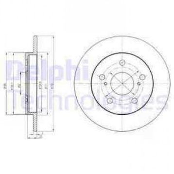 Delphi BG4233 Arka Fren Diski