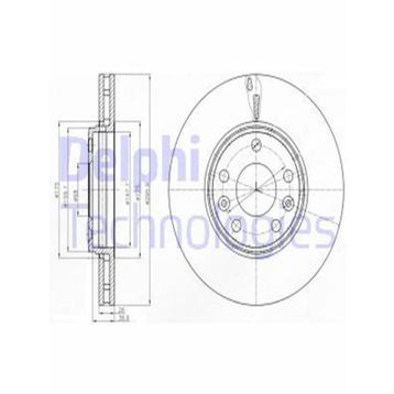 Delphi BG4264 Oto Ön Fren Diski
