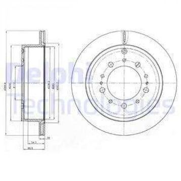 Delphi BG4275 Arka Toyota Fren Diski