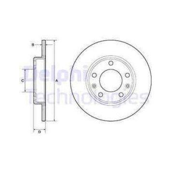 Delphi BG4670C Arka P308 Fren Diski