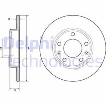 Delphi BG4670C Arka P308 Fren Diski