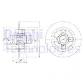Delphi BG9029RS Arka Fren Diski