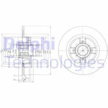 Delphi BG9029RS Arka Fren Diski