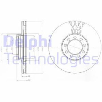 Delphi BG9062 Ön Fren Diski