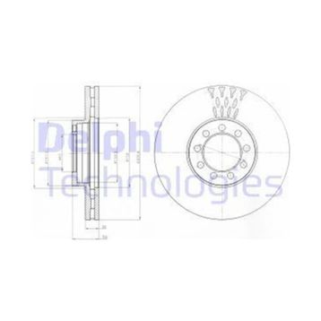 Delphi BG9062 Ön Fren Diski