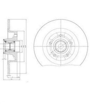 Delphi BG9115RS Arka Fren Diski