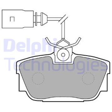 Delphi LP1541 Arka Fren Balatası