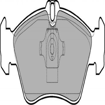 Delphi LP1596 Arka Fren Balatası
