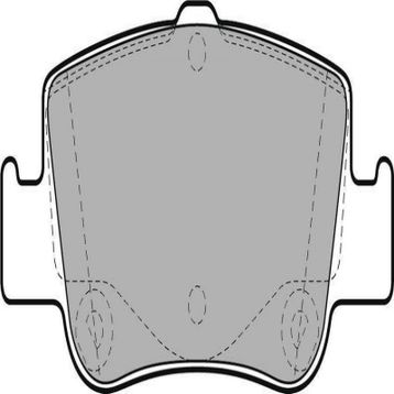 Delphi LP2103 Arka Fren Balatası