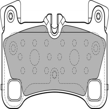Delphi LP2118 Arka Fren Balatası