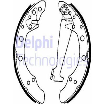 Delphi LS1625 Arka Fren Balatası