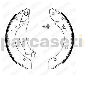 Delphi LS1716 Arka Fren Balatası